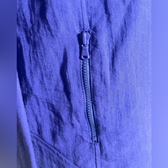 Chico's Women's Blazer, Purple, Open Jacket with side Zipper Pockets Size 3, NWT - Picture 4 of 13